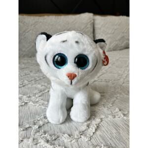 Ty Tundra White Tiger Classic Stuffed Animal Plush